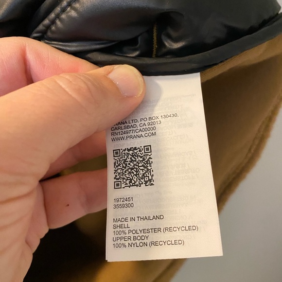 Prana Hurricane F2 unisex fleece jacket size medium. 90’s. Sepia color (brown) - Picture 9 of 10